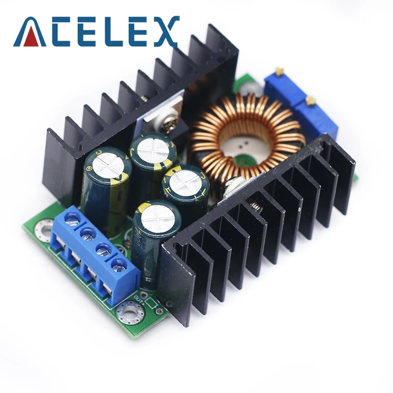 Вольтодобавочный преобразователь XL4016 DC понижающий модуль с регулируемым