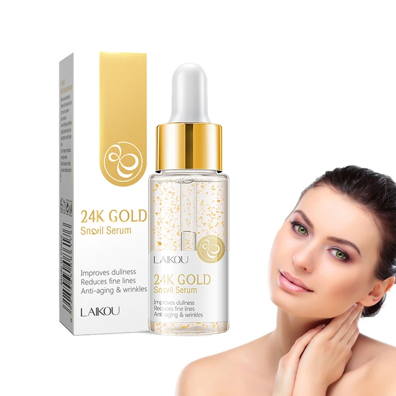 24k snail serum and soap