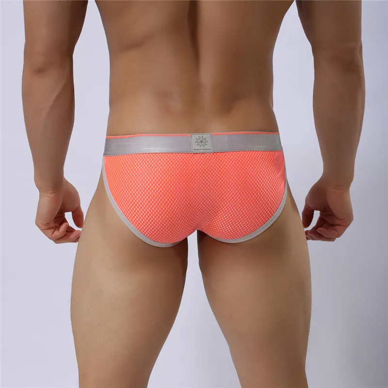 BRAVE PERSON Sexy Men Underwear Briefs Shorts High Quality Nylon Jacquard Fabric Underpants Men Briefs Low Waist Male Panties mens transparent briefs