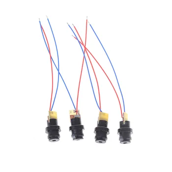 

2Pcs New Black 4.5V 12mm Red Laser Head Module Plastic Laser Diode Laser Dot P0.05