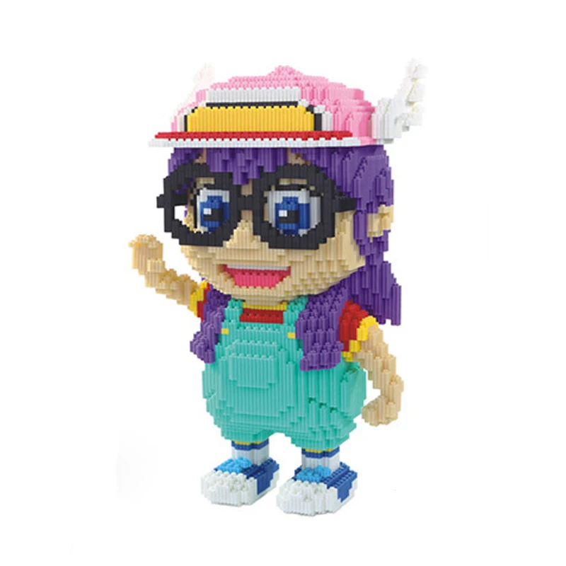 Xizai 8053 аниме мультфильм Dr.Slump Alrale Девушка ангел 3D модель DIY Мини Волшебные блоки