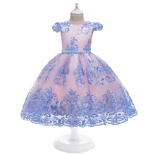 Рождественское платье принцессы для девочек; Детские элегантные платья для свадебной вечеринки для От 3 до 8 лет; детская одежда; Фантазийная Одежда для девочек