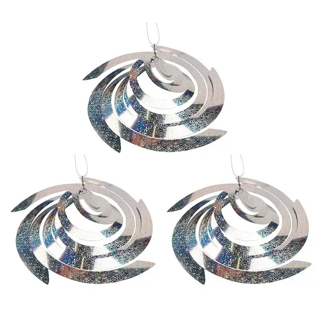 1/3/10/20Db Forgó Fényvisszaverő Rúd Madárcsoportos Védelem Ijesztő Szerszám Madárriasztó Szalag Reflektív Anti -Madár Ijesztés - Image 2