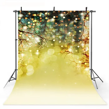 

Neoback Golden Glitter Backdrop for Photography Bokeh Baby Birthday Party Winter Christmas Photo Background for Photo Studio