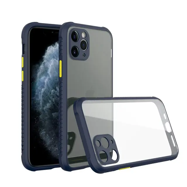 Anti-Fall Clear Case for iPhone 11 Pro Max 11Pro X XR XS Max Hard Case For iPhone 6 6S 7 8 Plus SE 2020 Case Transparent Cover 2