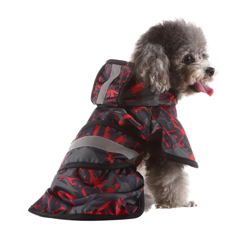 Дождевик для большой собаки, одежда Водонепроницаемый дождевик для больших для средних и мелких собак, подходит для породы золотистый ретривер со вставкой на открытом воздухе верхняя одежда для питомца