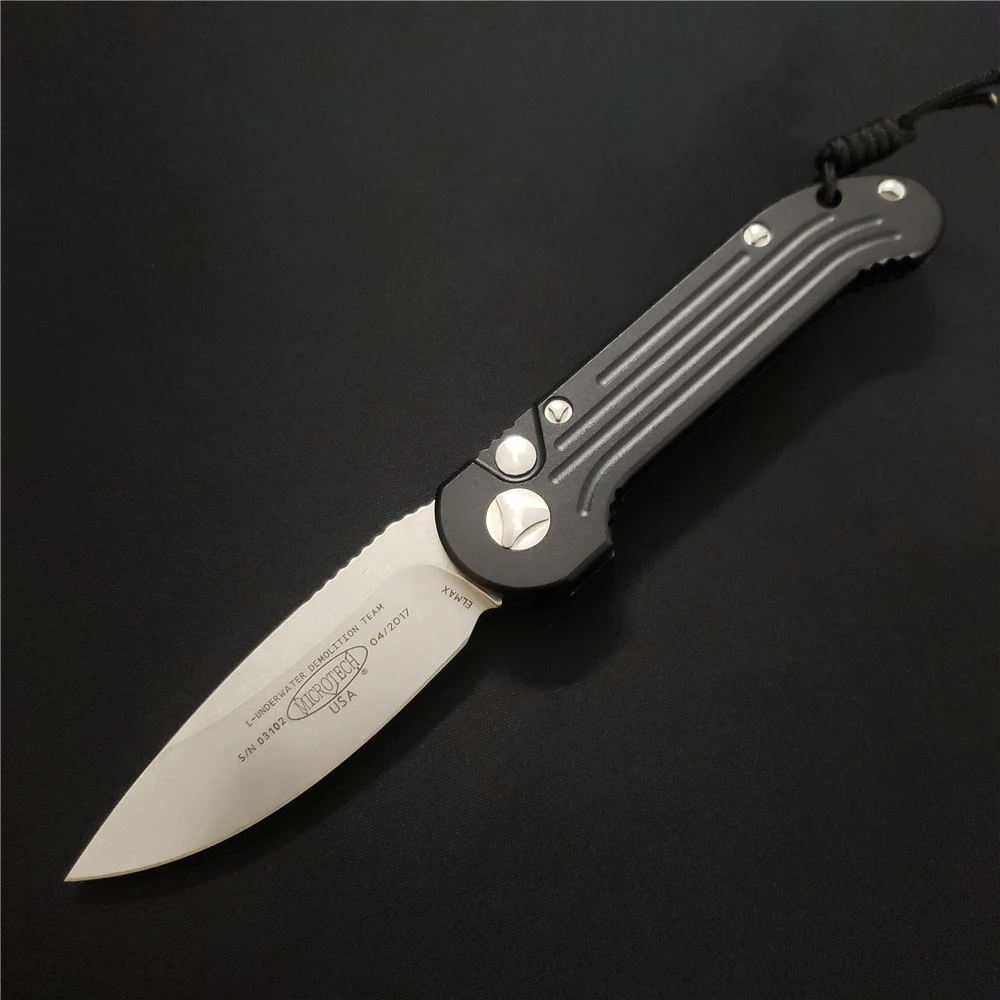 Gryan Store Miro-STC фиксированные ножи D2 лезвие алюминиевая ручка Открытый Тактический Кемпинг выживания карманный нож универсальный EDC инструменты