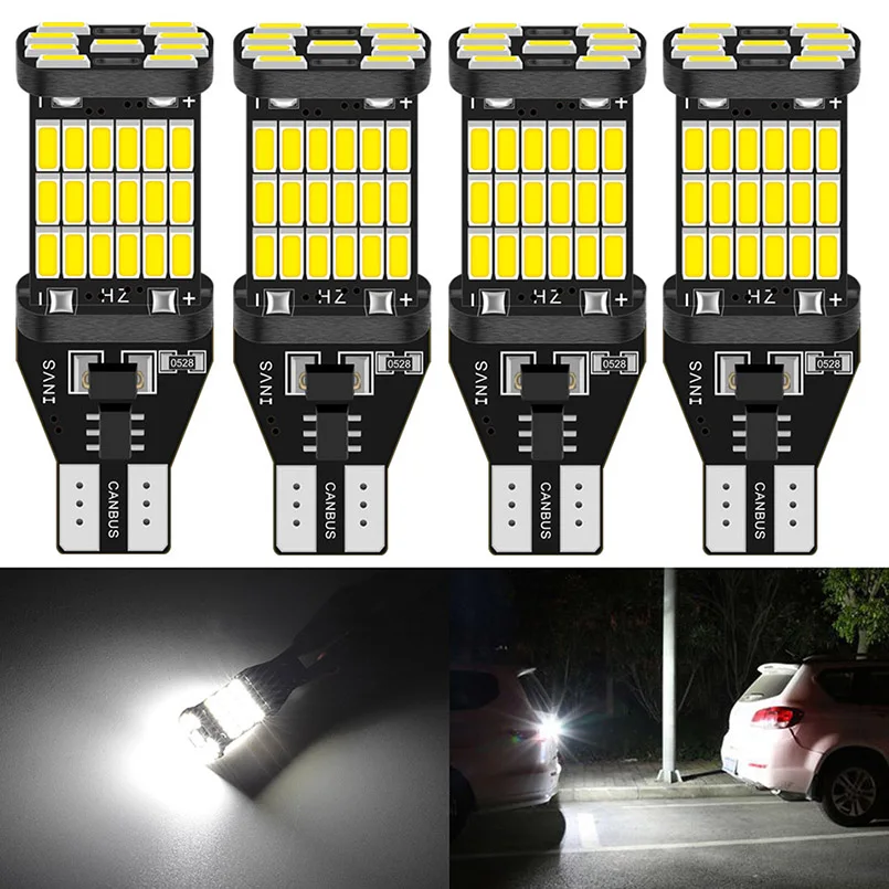 

4x 1200Lm Led T15 W16W Canbus Bulb 921 912 Error Free LED Backup Reverse Light for Audi A3 A4 B8 B6 8P RS5 A6 C5 C6 C7 A7 A8 Q5