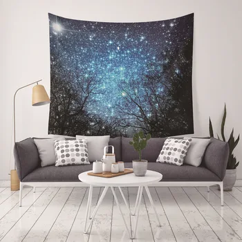 

Can Customized Tapestry Fashion Bedroom Mural Can Diy Gift Poster Collective Dormitory Gloomy Jungle Curtain Tapestry E0518