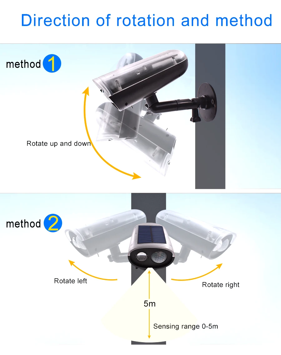 Sensor de Movimento ao ar Lâmpada do Gramado Luzes do Ponto Nova Chegada Livre Luz Solar Holofotes Energia Jardim Lâmpada Paisagem 3w Led Pir 5 Nova Chegada 3W Led PIR Sensor de