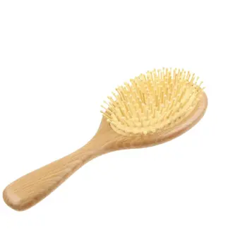 

Portable Head Massage Comb Airbag Massage Comb Anti-static Anti-hair Loss Natural Elm Comb Breathable Fluffy Massage Comb