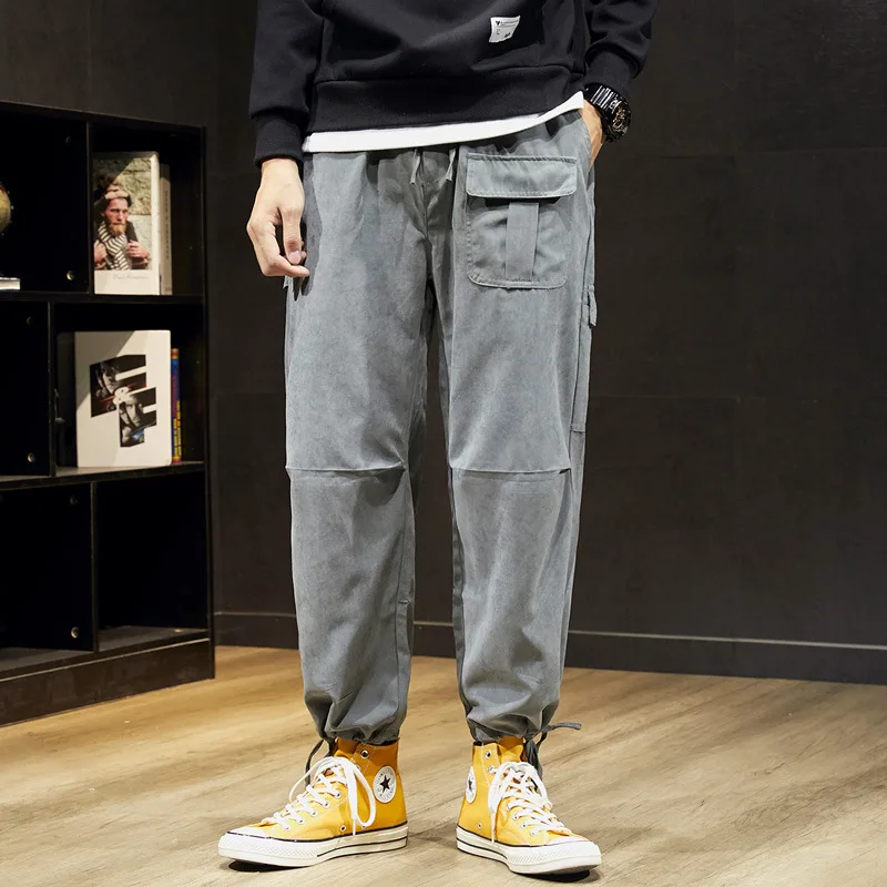 

2019 Autumn And Winter New Style Students Teenager Casual Pants Skinny Versatile Fashion Elastic Waist Trousers Multi-color Sele