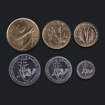 

Set of 6 Coins West Africa 100% Real Original Coins Genuine Issuing Collection Coins Unc