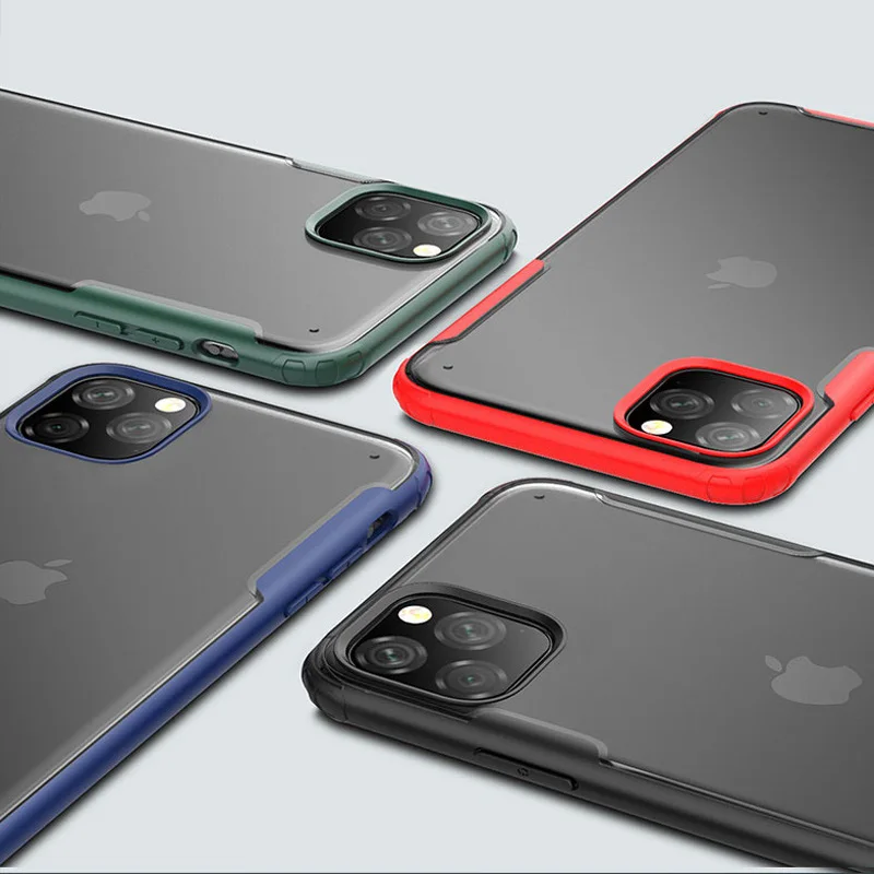 Противоударный прозрачный Гибридный Силиконовый чехол для телефона iPhone X XS XR Max 8 7