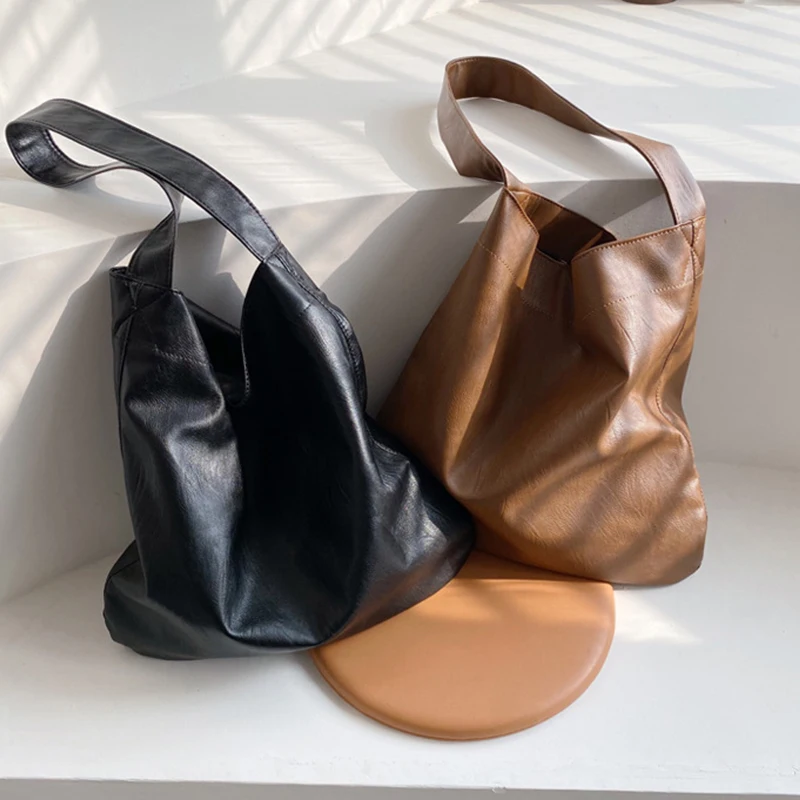 Luxury Women Bag Large Capacity Shoulder Bag Soft Leather Handbag