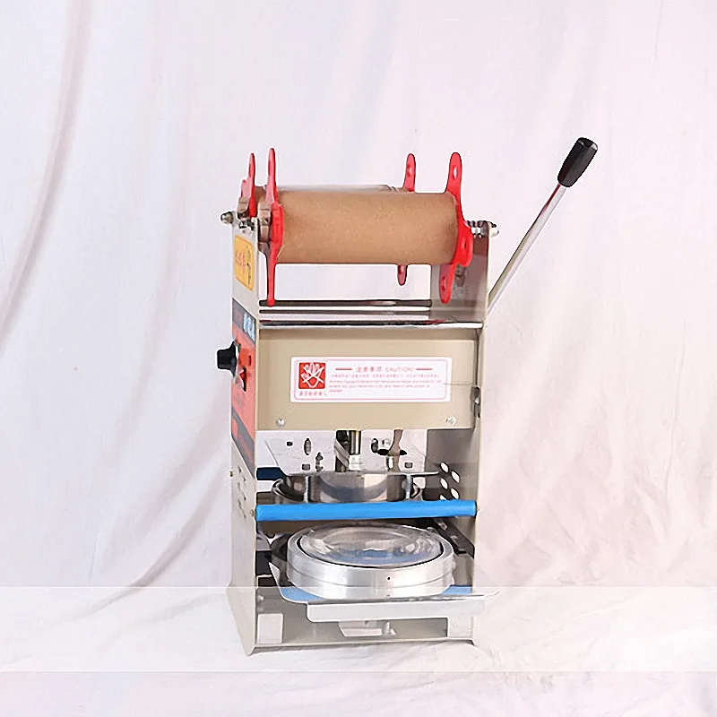 

Manual Sealer Plastic Sealing Machine Trays Packing Sealer for Food Takeout Packaging Lock Fresh Lunch Box Sealing Machine