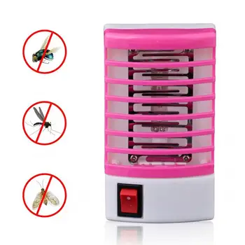

220V EU US Plug Mosquito Killer Lamps LED Socket Electric Mosquito Fly Bug Insect Trap Killer Zapper Night Lamp Lights Lighting