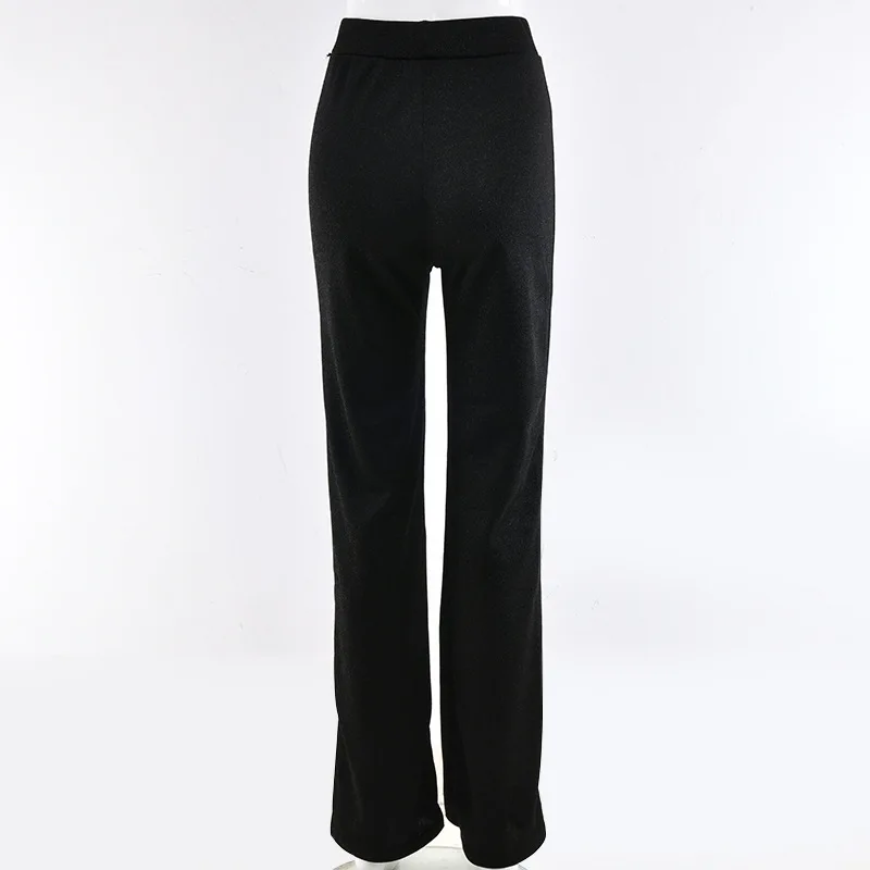 Женские базовые брюки однотонные модные женские брюки с высокой талией женские брюки офисная одежда