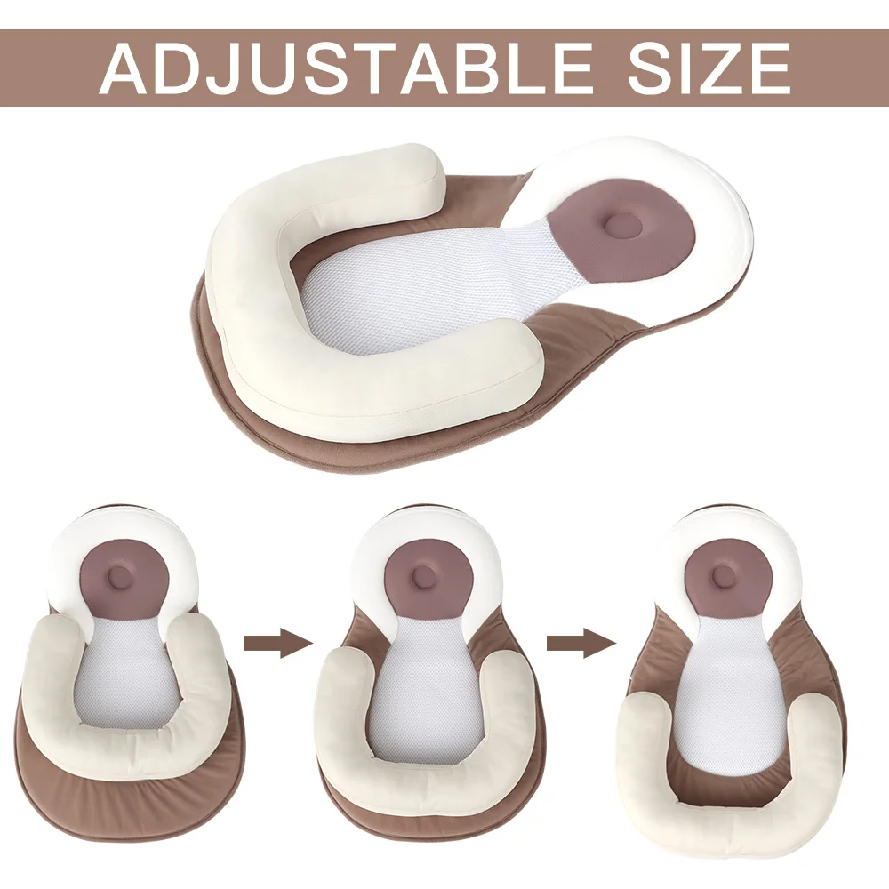  Portable Newborn Baby Crib Folding Travel Bed Anti flat Head Multi-Function Cradle Cots Drop shippi