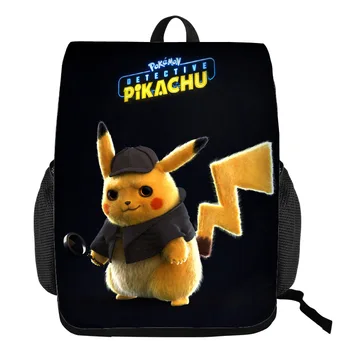 

Sac A Dos Pokemon Detective Pikachu Backpack Men Kawaii Velcro Back Pack School Bags for Teenage Boys Canvas Zipper Plecak 15
