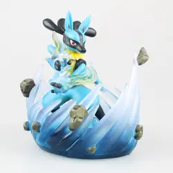 Takara Tomy украшения игрушки Lucario покемон фигурка ПВХ Модель коллекции для детей подарок на день рождения