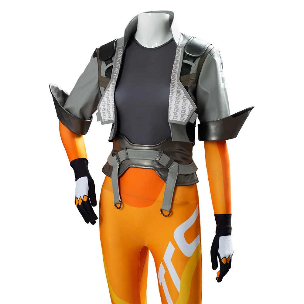 OW 2 Tracer Лена окстон косплей костюмированный наряд для взрослых Хэллоуин карнавальные костюмы полный костюм женский для женщин