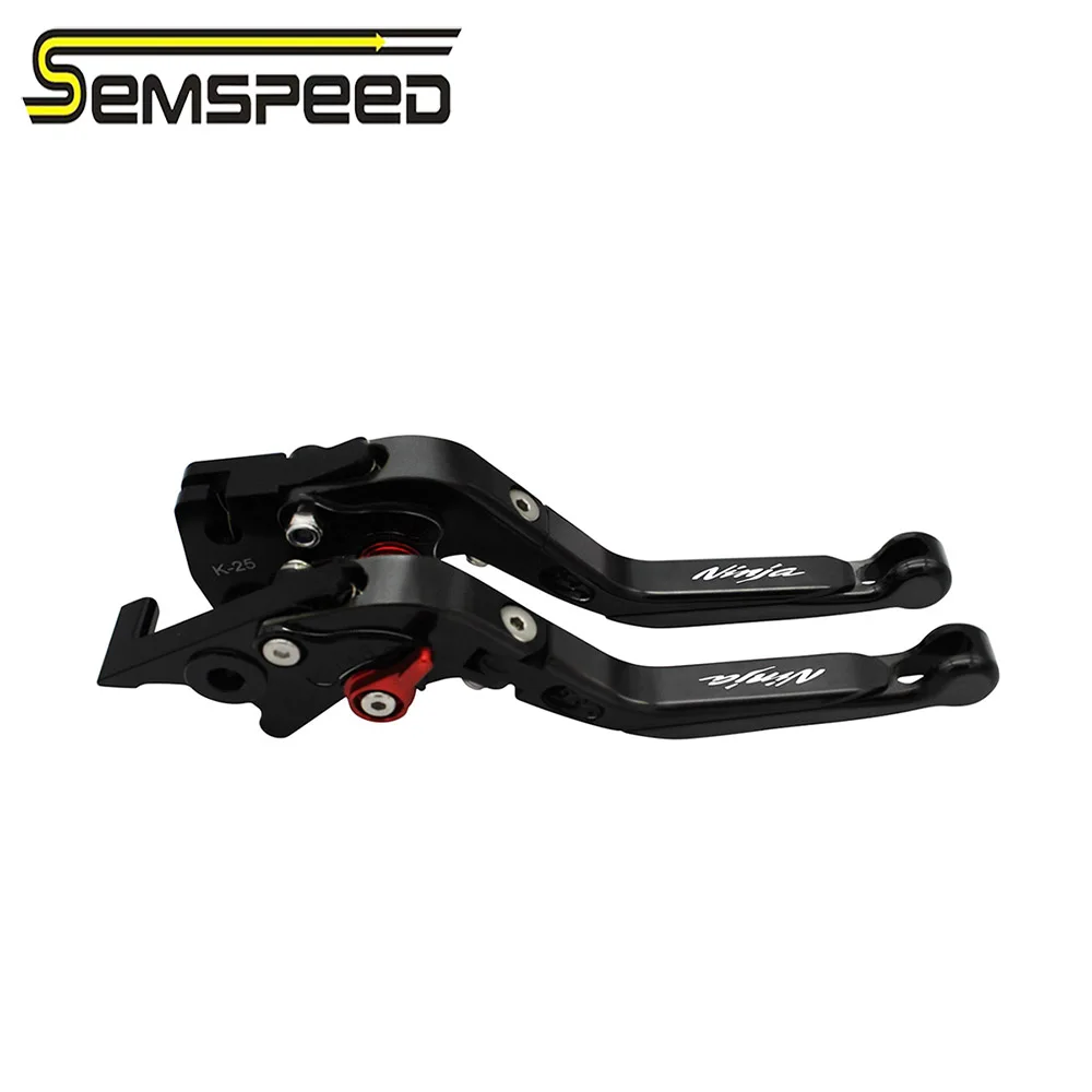 

SEMSPEED Мотоцикл с ЧПУ Складные тормоза сцепления рычаги для KAWASAKI NINJA 125 NINJA 300R NINJA 250R NINJA 250SL NINJA 400 EX250R