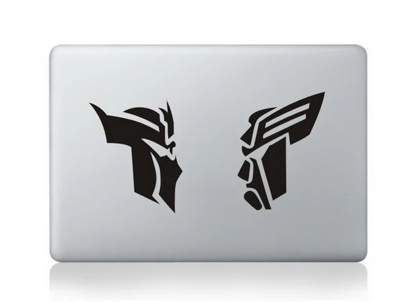 Забавные виниловые наклейки для Macbook Pro 13 retina 13 15,4 дюймов наклейки для ноутбука Для Macbook air 11 13 частичная кожа - Цвет: MB black-Part C (76)
