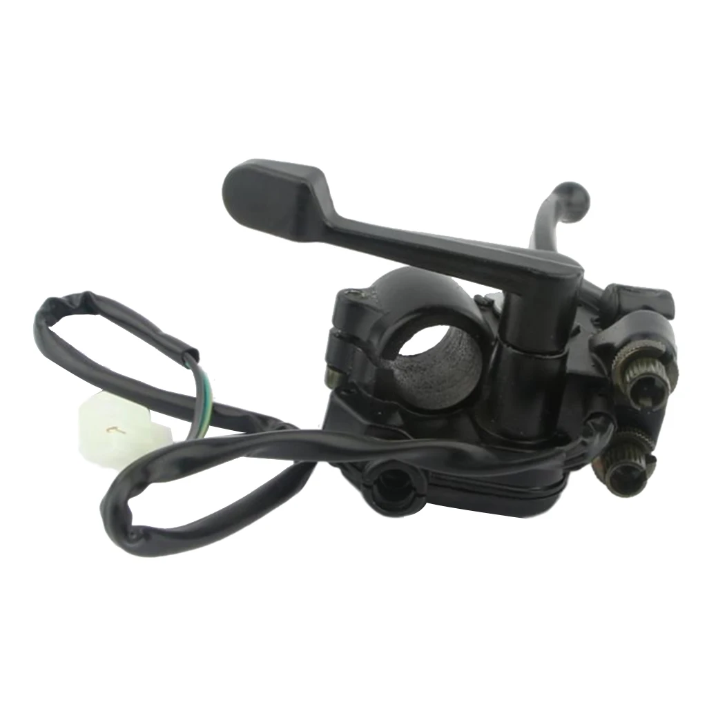 Solid Double Dual Brake Lever Thumb Throttle with Oiler for 7/8 inch Handlebar ATV QUAD Motorcycle (50-250cc Single Cylinder)