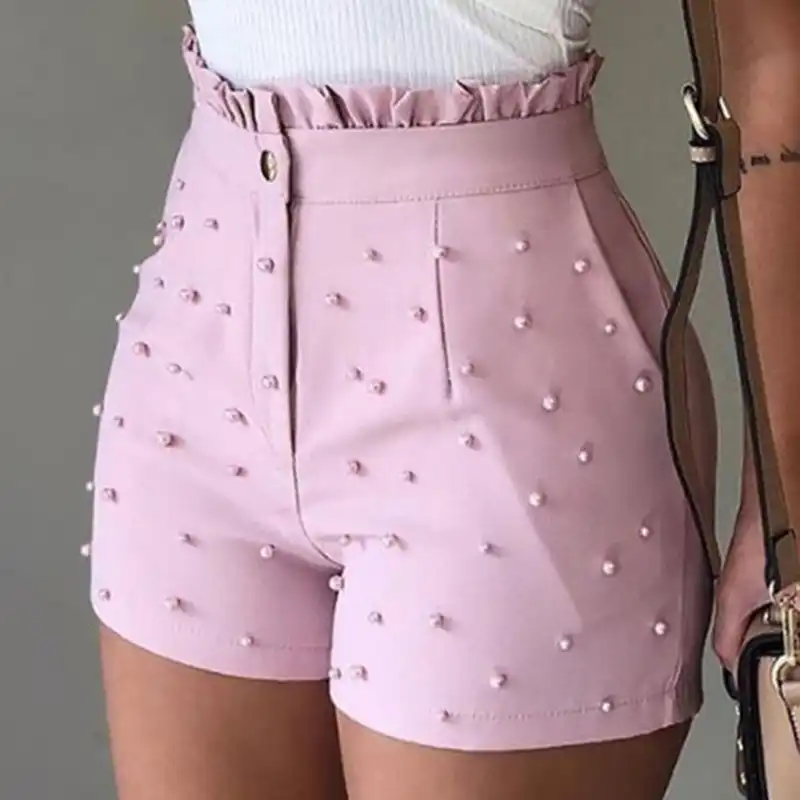 high waisted zipper shorts