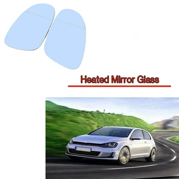 

Driver/Passenger Side Wing Heated Mirror Glass Blue Heated Replacement for VW Golf MK5 Jetta Passat RABBIT 3C0857521 3C0857522