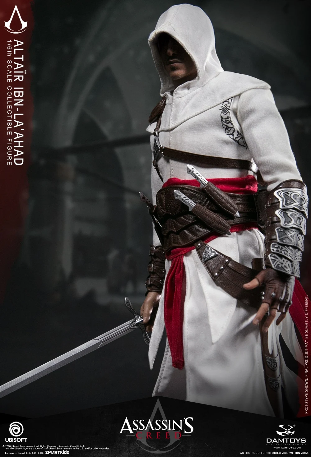 1:6 масштаб фигурка кукла Assassin's Creed белый ассасин Альтаир 1" фигурка Коллекционная кукла пластиковая модель игрушки