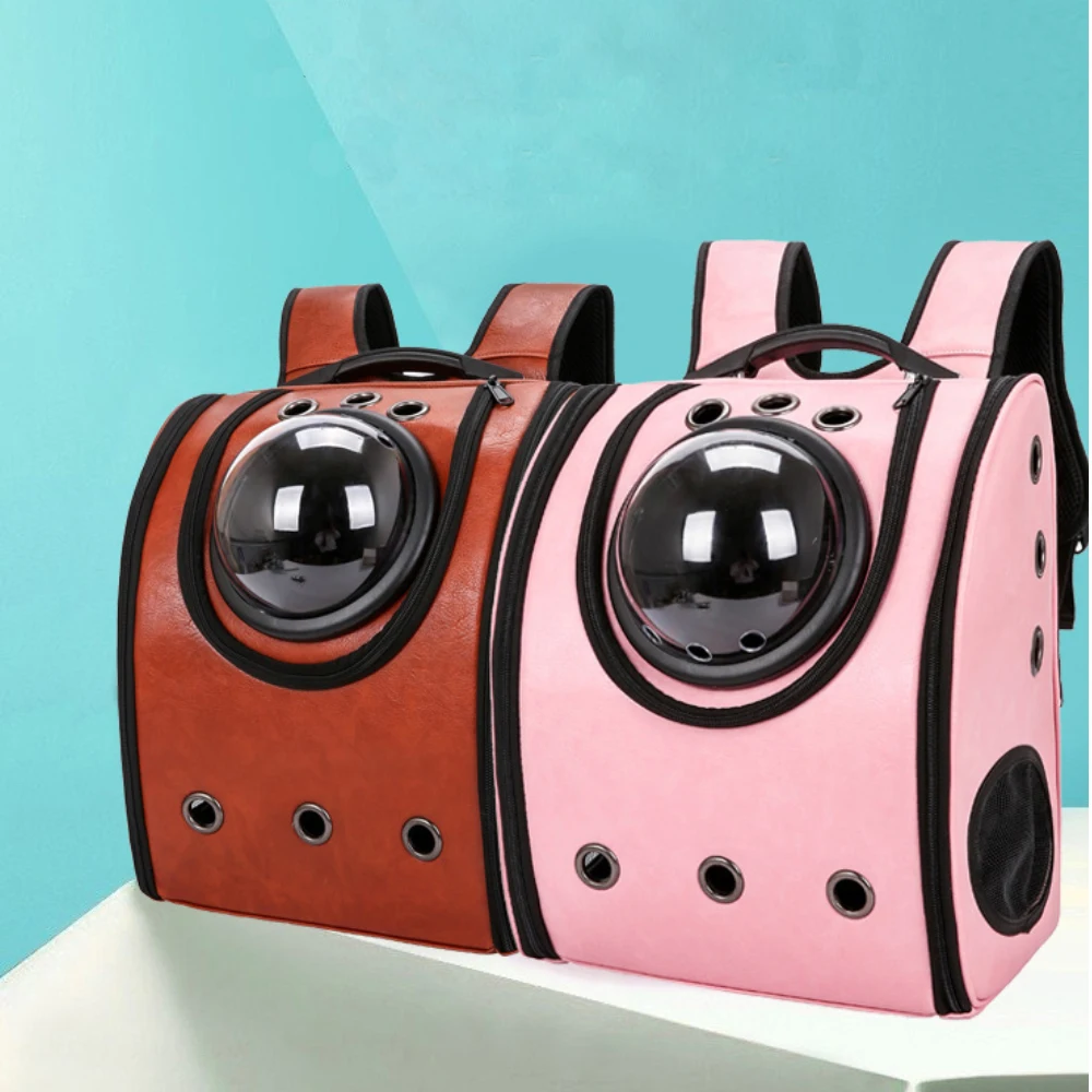 

New Breathable Cat Backpack Window Space Capsule Astronaut Bubble Travel Bag Transport Carrying Cute Small Dog Cat Carrier Bag