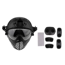 Пейнтбол снаряжение езда Стрельба Защитный Быстрый Шлем с маской и Goggle