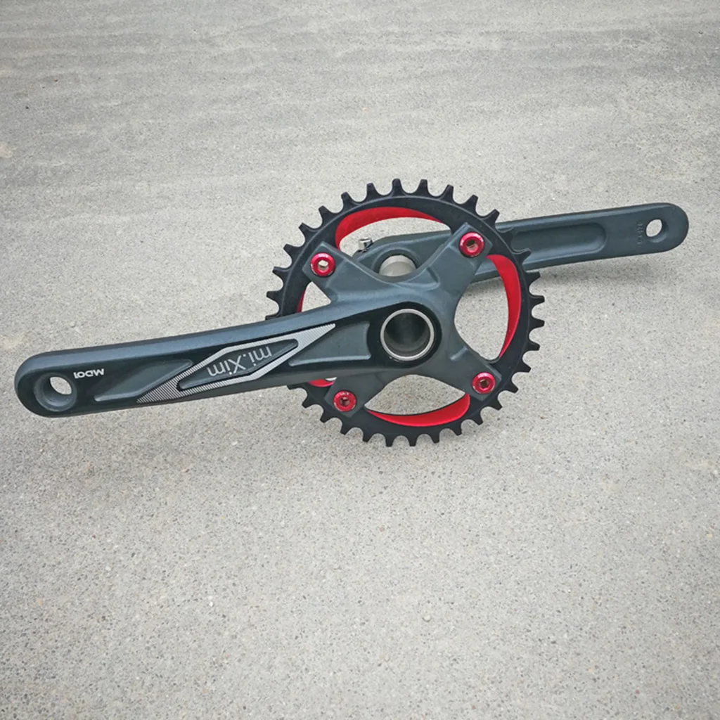 Aluminum Alloy Mountain  Crankset + Bottom Bracket 170mm BCD 104mm