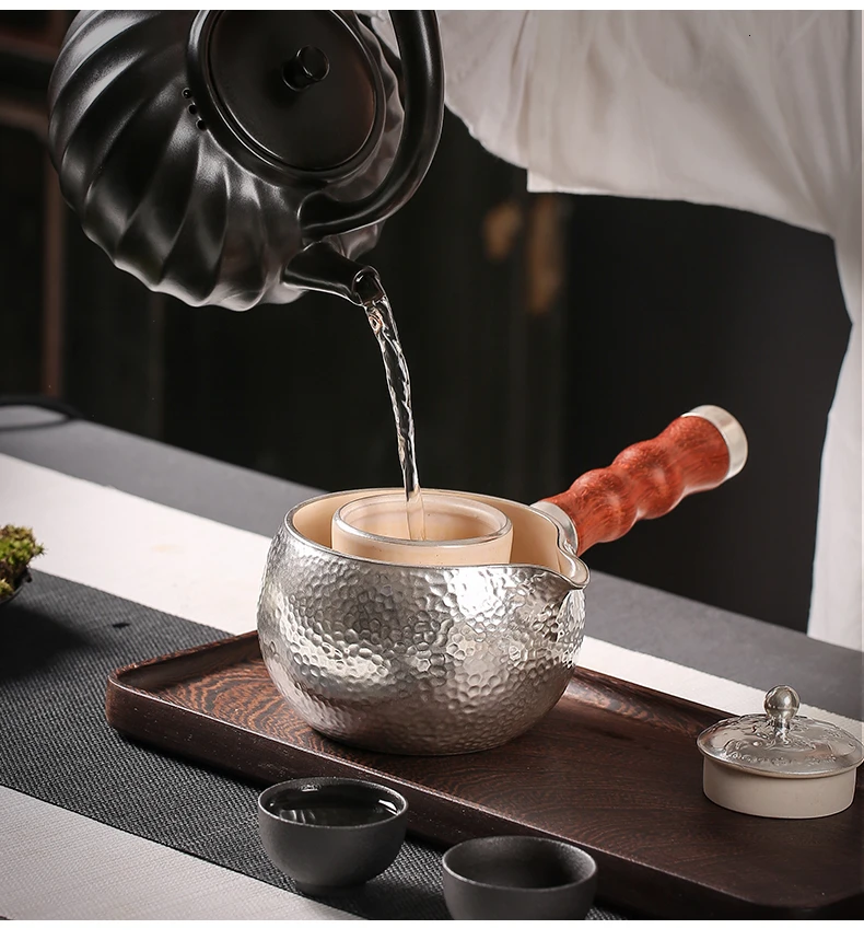 Silver side of the pot pot pottery tea cooker household electric pottery oven electromagnetic oven tea pot electric