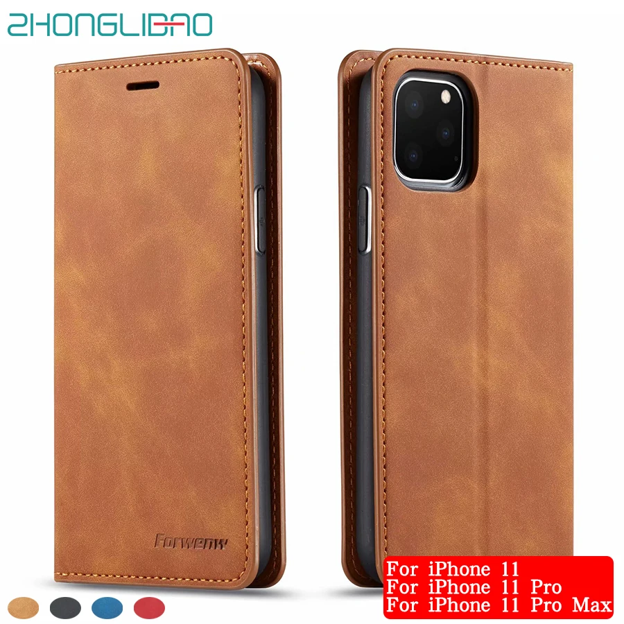 

Flip Case for Iphone 11 Pro Etui Magnetic Leather Wallet Cover for Iphone 11 Pro Max for Iphone11 11pro Coque Carcasa 2019 New