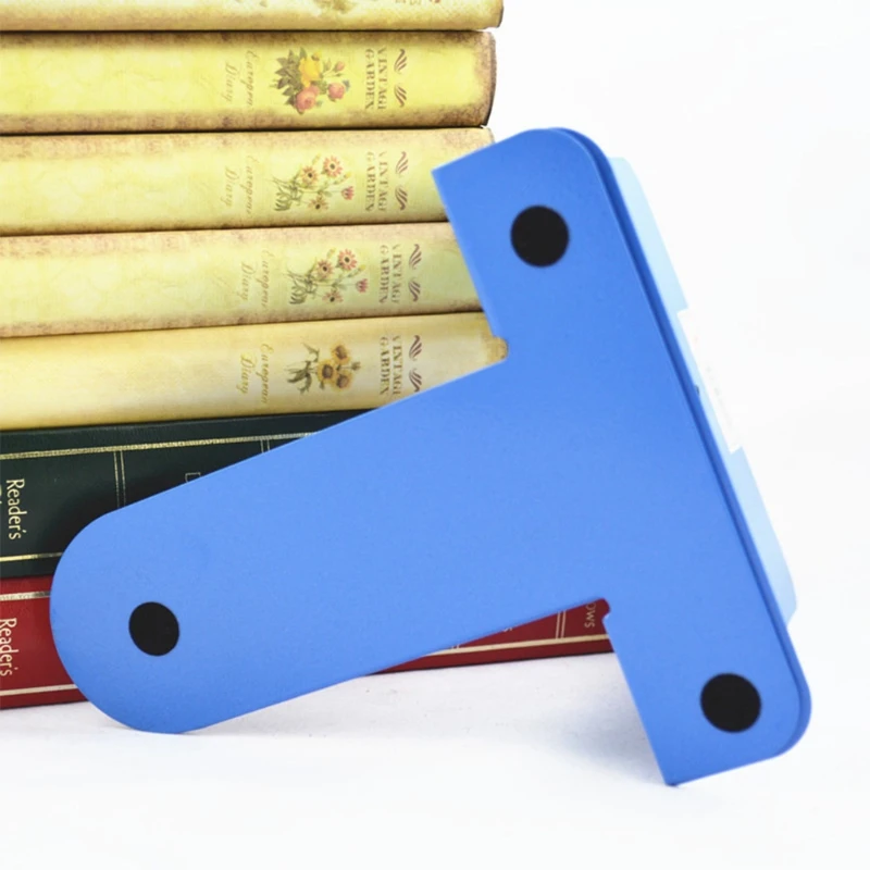 Simple Style Metal Bookends Iron Support Holder Nonskid Desk Stands For Books D5QC book organizer book holder book stand