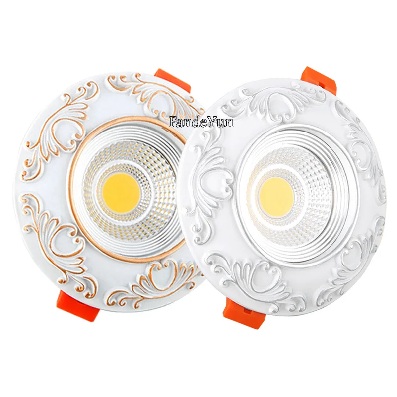 Dimmable LED COB Downlight 5W 7W 9W Recessed Ceiling Lamp AC110V 220V Downlight Spot Light Home Decor ceiling lights