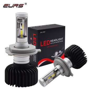 

EURS C318 Car Headlight H7 LED H4 LED H1 H11 H3 H13 H27 880 9006 9007 40W 8000LM 6500K 12V 24V Auto Headlamp CSP Fog Light Bulb