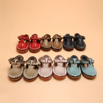 

OB11 shoes beautiful knot pig pig doll shoes 1/12 1 / 8BJD doll small leather shoes obitsu11 doll shoes hand leather shoes