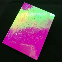 16 лист Голографическая фольга для ногтей пламя Одуванчик дизайн ногтей перевод рисунка наклейка водная горка наклейки для ногтей