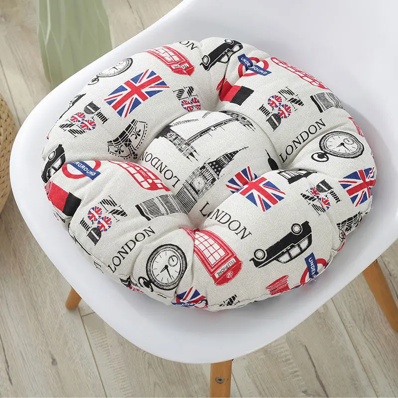 Round Cushion 28/35/43/48cm Office Chair Cushion Tatami Meditation Cushion Sofa Throw Pillows Yoga Floor Mat Decor Seat Cushion 