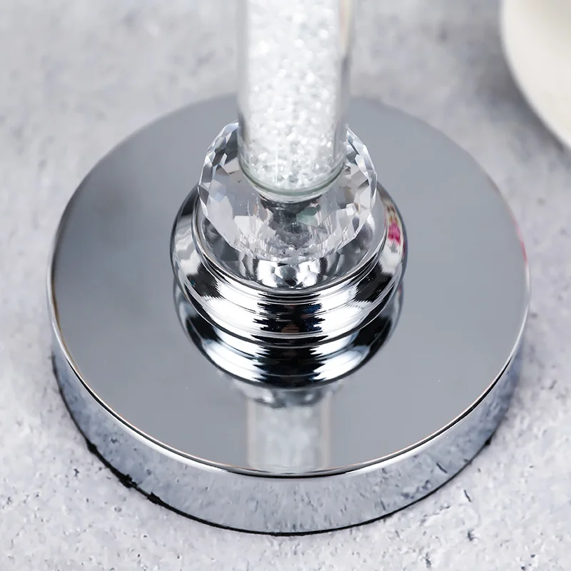 Crystal Tealight Candle Holders Coffee Dining Table Centerpieces Metal Candlesticks Wedding Christmas Halloween Decoration CH140