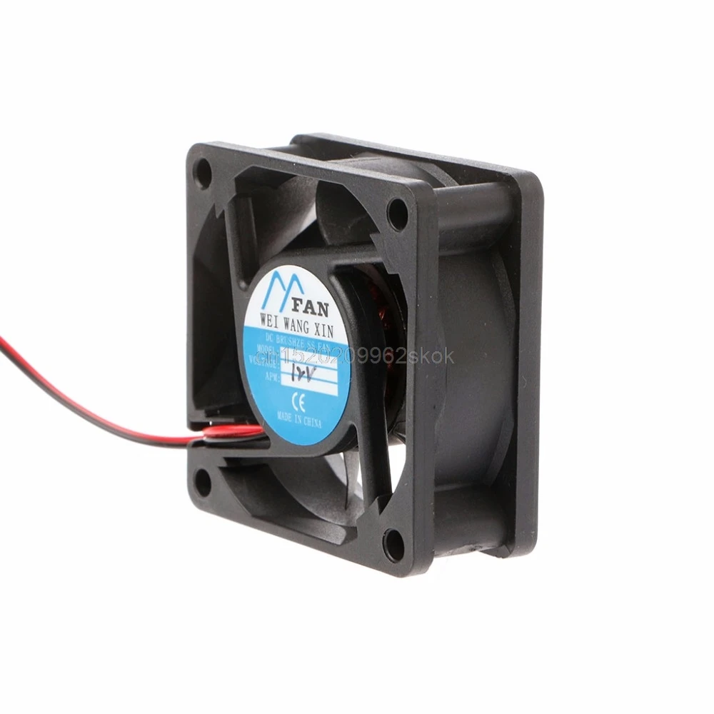 60 мм* 60 мм* 25 мм DC 12V 24V 2-контактный кулер безщеточный ПК Процессор чехол Вентилятор охлаждения 6025