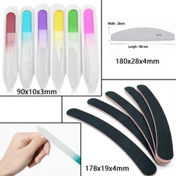 Éponges de ponçage pour les ongles, tampons de ponçage, pour pédicure, manucure, tout Gel, bloc tampon, outil de polissage, DIY, 5 pièces/lot 