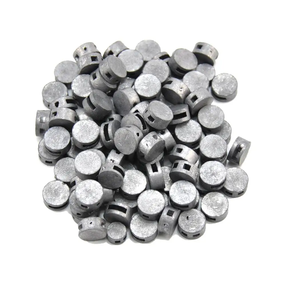 

8x5mm Security Lead Seals Beans for Sealing Meters Fire Extinguisher Lead Seals (500g, Approx:300pcs) with Copper Wires (100m)