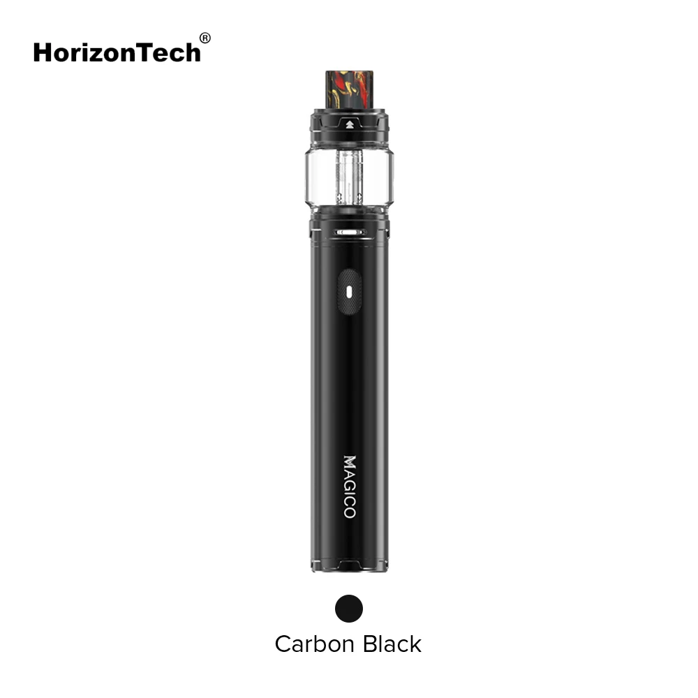 Matte Black HorizonTech Magico Nic, солевая палочка, вейп ручка, комплект с 2000 мАч, встроенный аккумулятор, 5,5 мл, распылитель, электронная сигарета, вейп - Цвет: Matte Black