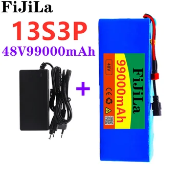 

100% New 48V99Ah 1000w 13S3P 48V Lithium ion Battery Pack For 54.6v E-bike Electric bicycle Scooter with BMS+54.6V Charger
