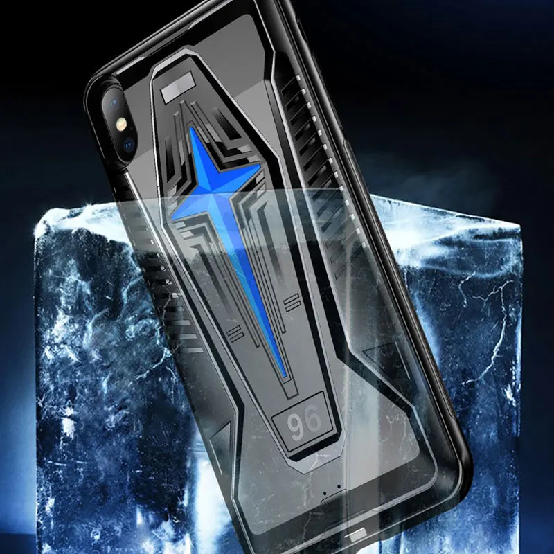  Mobile Phone Cooler PUBG Controller Anti-fall Protective Case Gamepad iPhone XR X/XS XS Max Game Ph